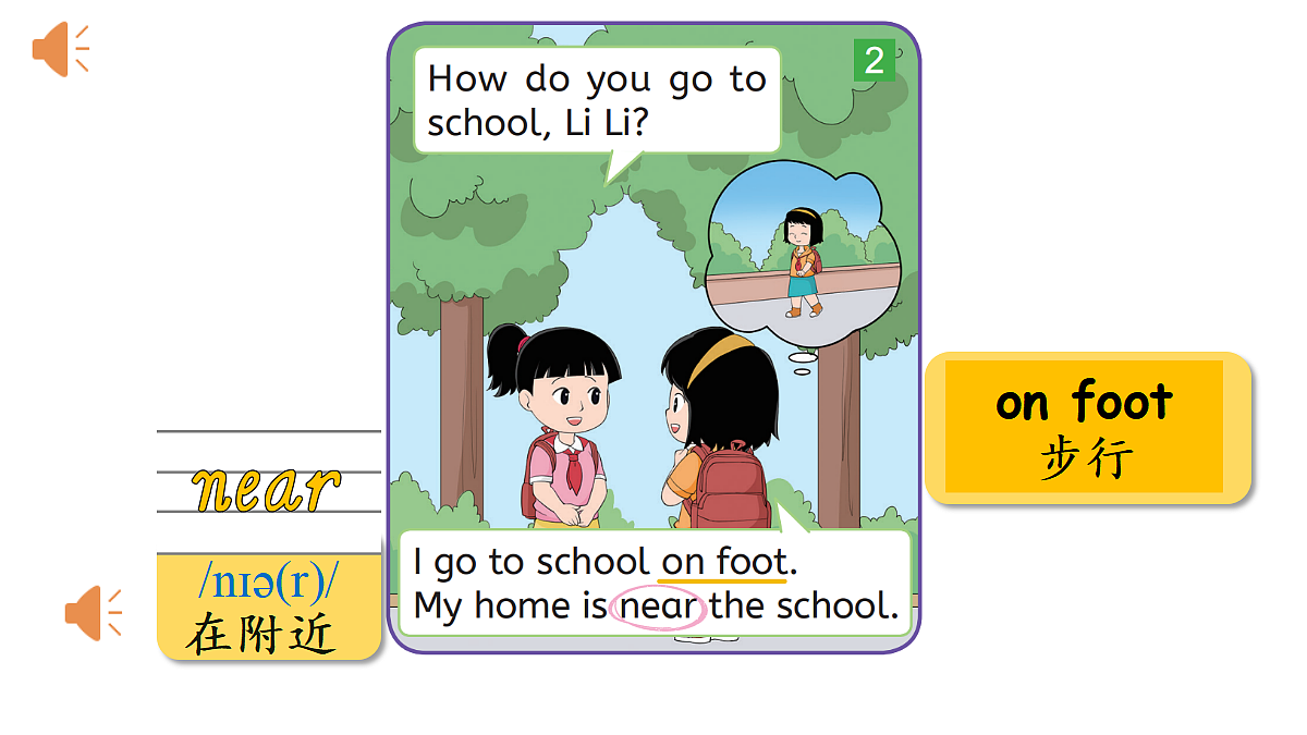 Lesson 1 How do you go to school?第3页