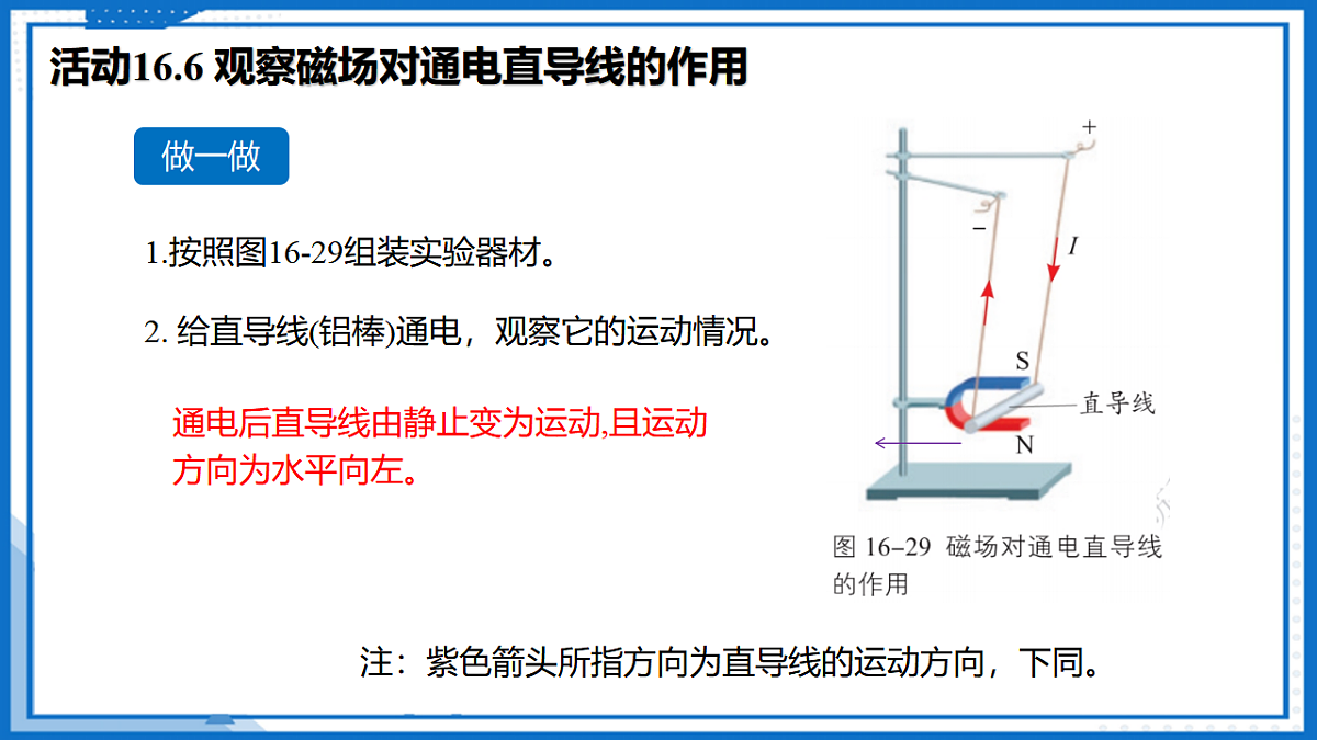 16.3 磁场对电流的作用 电动机—初中物理九年级下册 同步教学课件(苏科版2024)第8页