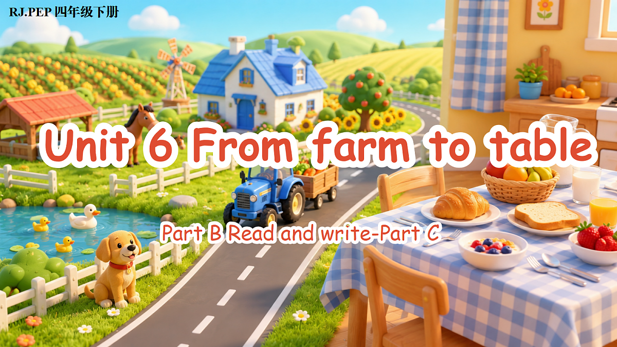 Unit 6 第6课时 Part B Read and write-Part C (教学课件)第1页