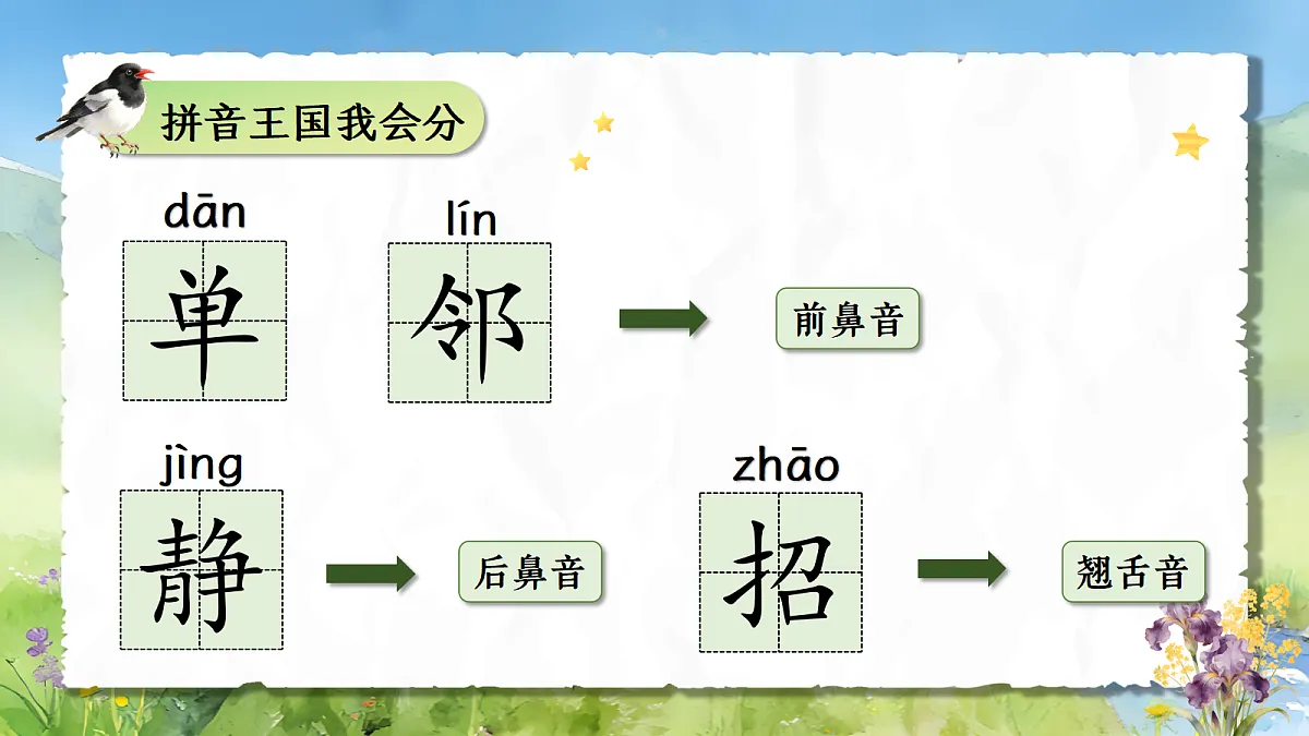 一下 第3单元 《树和喜鹊》第8页