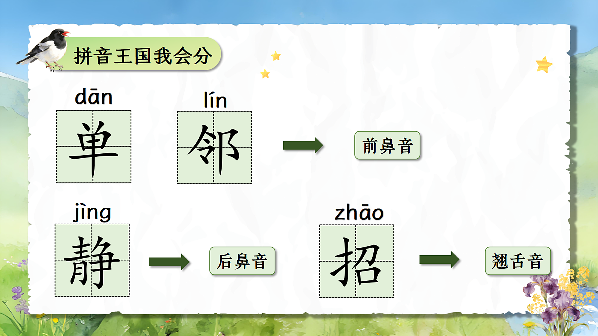 一下 第3单元 《树和喜鹊》第8页