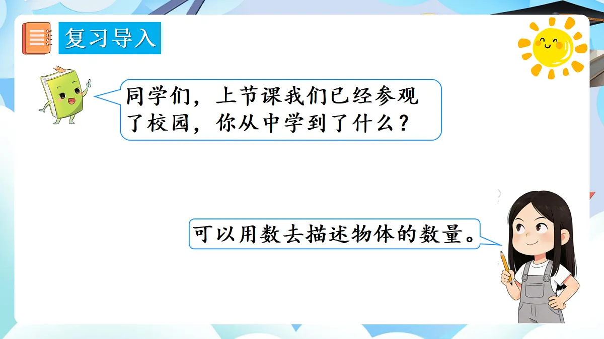 【最新】人教版小学数学一年级上册 第2课时《在操场上玩一玩》课件11第3页