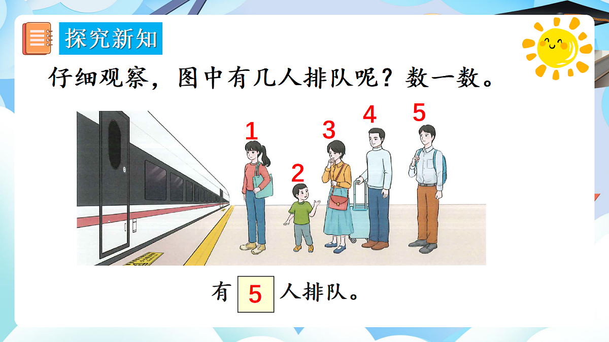 人教版小学数学一年级上册 第3课时《第几》课件第4页