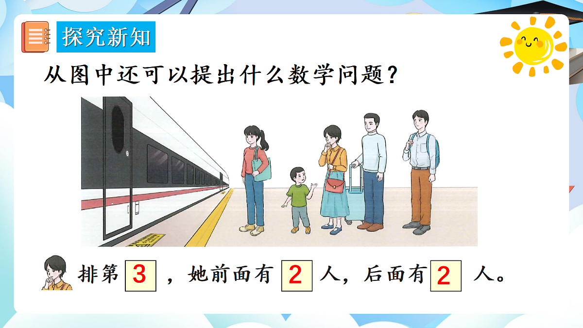 人教版小学数学一年级上册 第3课时《第几》课件第6页