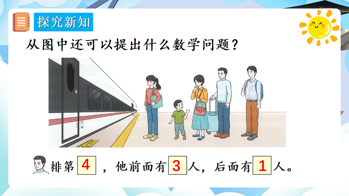 人教版小学数学一年级上册 第3课时《第几》课件第7页