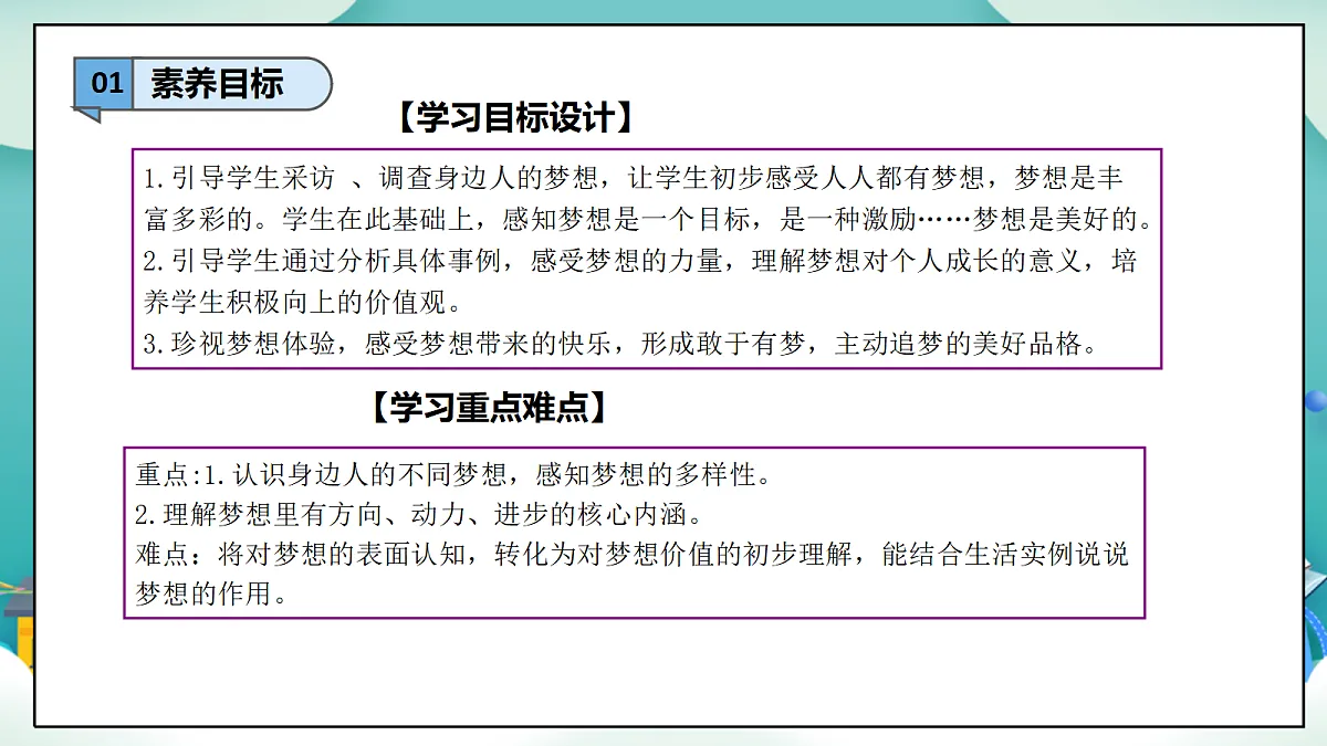 第13课《每个人都有梦想》(第一课时)PPT教学课件-【新教材】(统编版)二年级下册道德与法治第3页