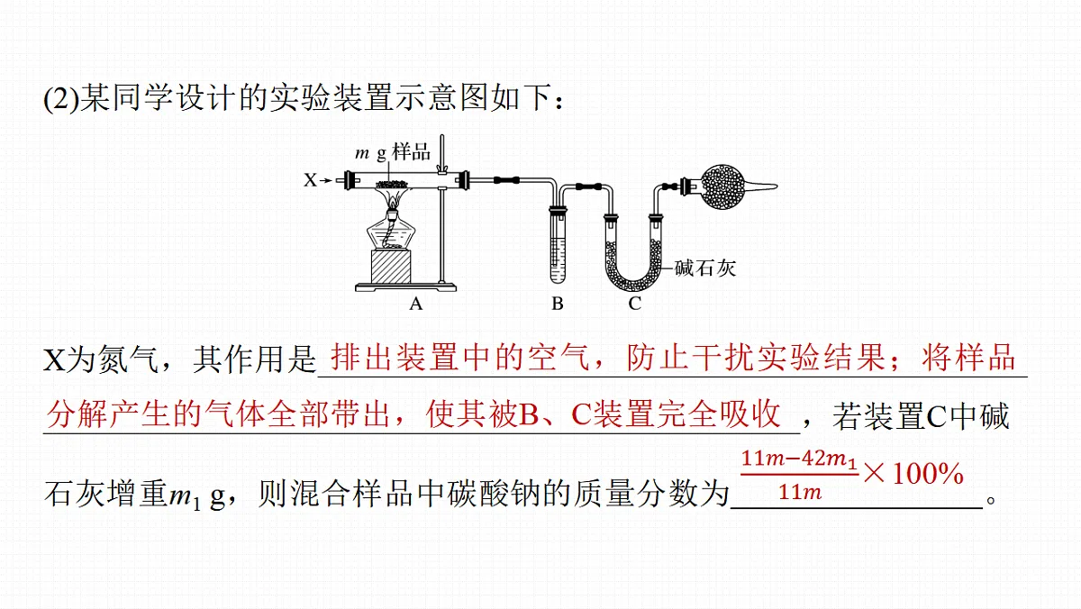 第四章 热点强化4 Na2CO3、NaHCO3含量测定的思维方法第4页