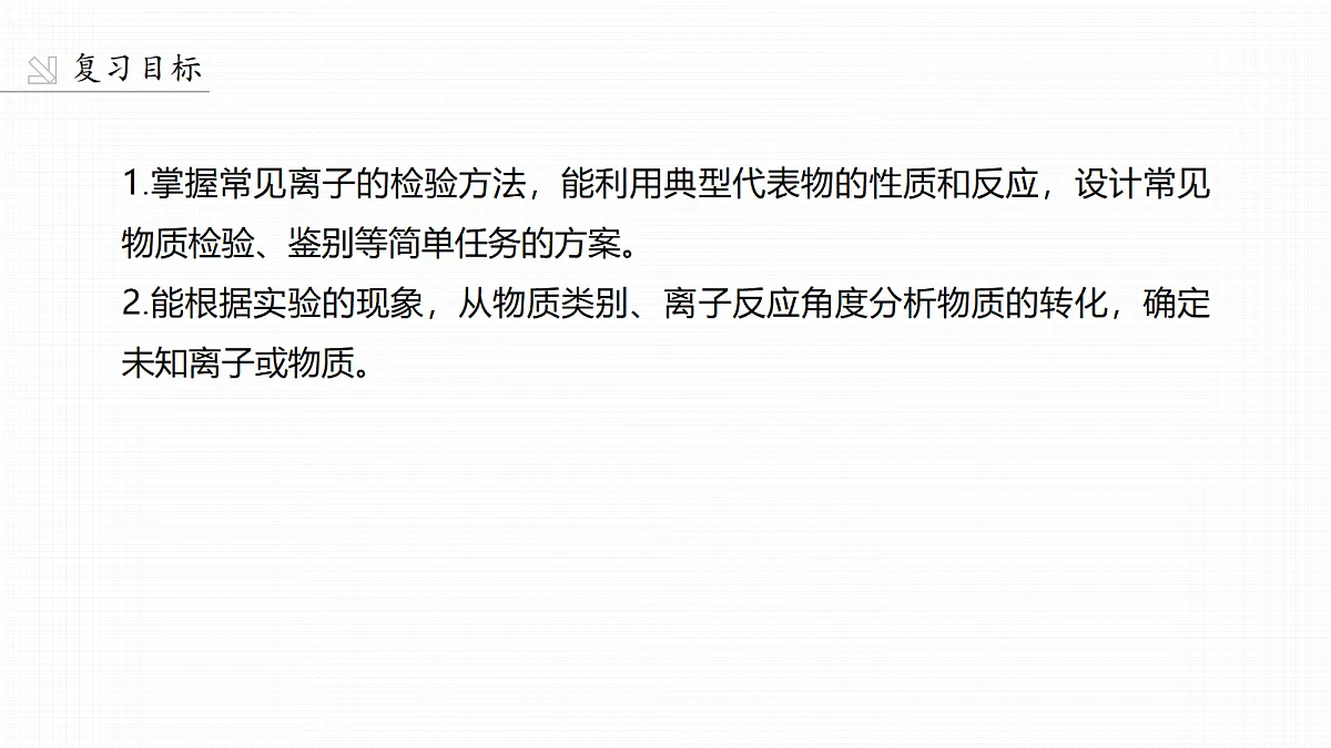 第六章 第25讲 常见离子的检验与推断第2页