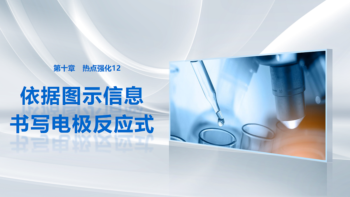 第十章 热点强化12 依据图示信息书写电极反应式第1页
