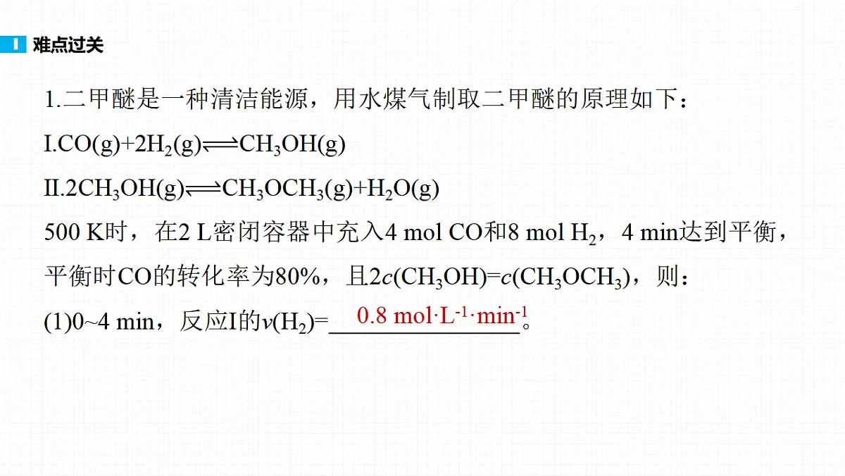 第十一章 难点突破6 多平衡体系中平衡常数的计算第4页