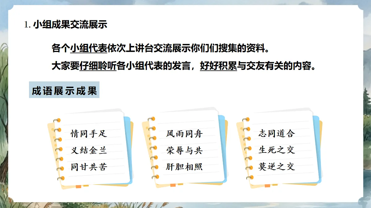 人教部编版语文七上 第二单元 专题学习活动《有朋自远方来》课件第5页