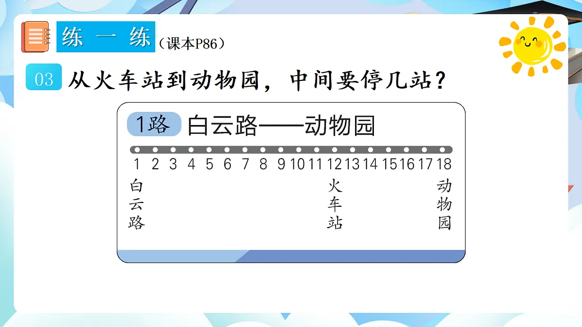 人教版小学数学一年级上册 第10课时《练一练(P86-P87)》课件(无答案版)第4页
