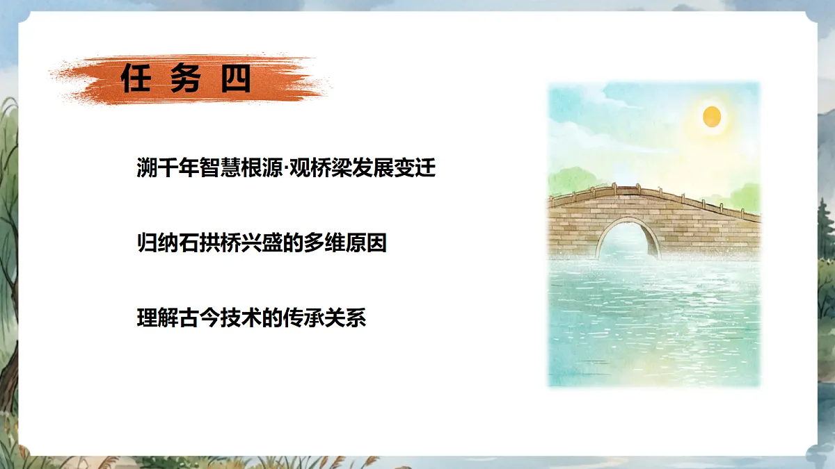人教部编版语文八上 第19课《中国石拱桥》第二课时 课件第4页