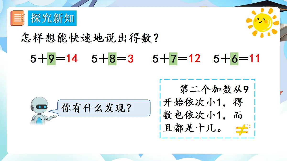 人教版小学数学一年级上册 第5课时《5、4、3、2加几》课件第7页