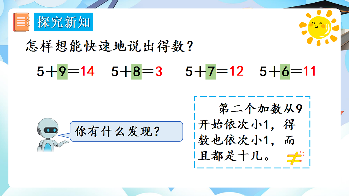 人教版小学数学一年级上册 第5课时《5、4、3、2加几》课件第7页