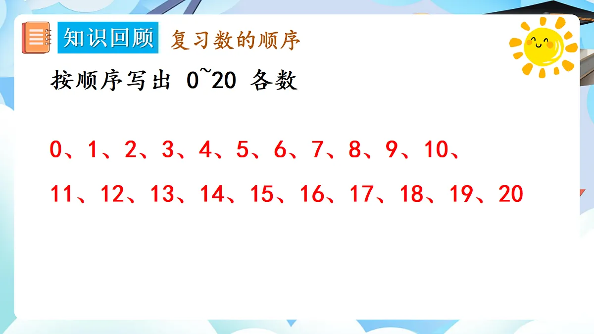 人教版小学数学一年级上册 第1课时《数与运算(1)》课件第7页