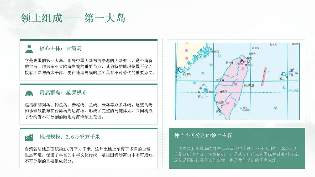 湘教版地理八年级下册第八章第2节《台湾省的地理环境与经济发展》课件第6页