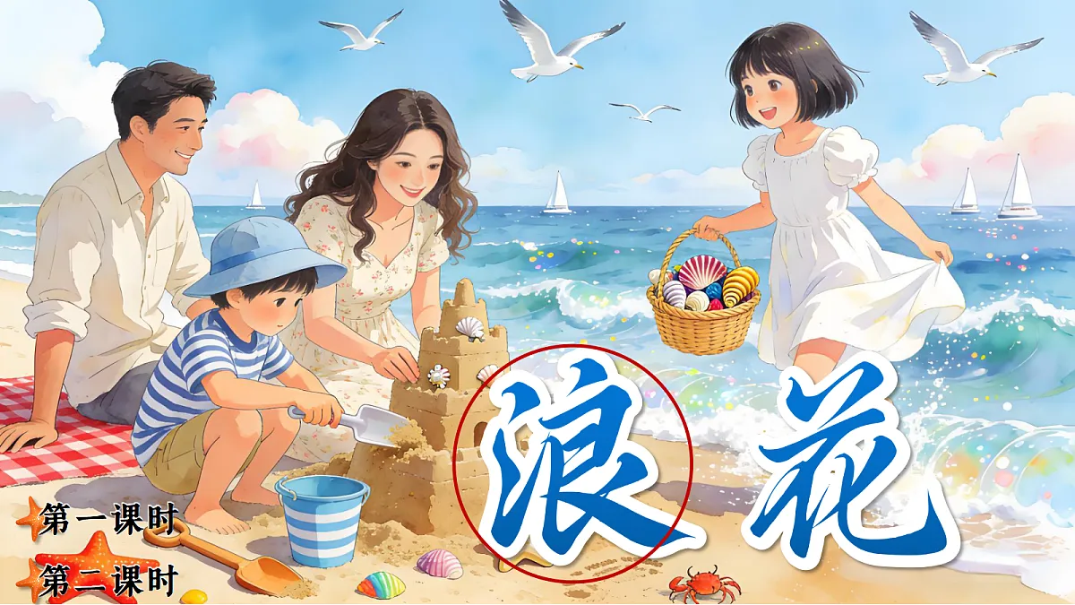 一下 六单元 浪花第4页