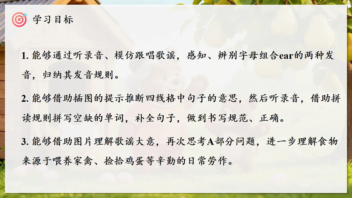 人教PEP四下Unit 6 课时 3 Part A Let's spell第2页