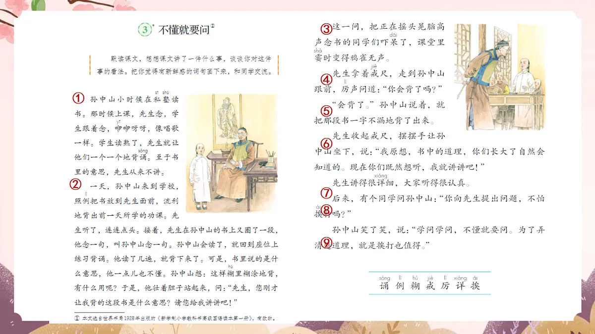 人教部编版语文三上第3课《不懂就要问》 课件第7页