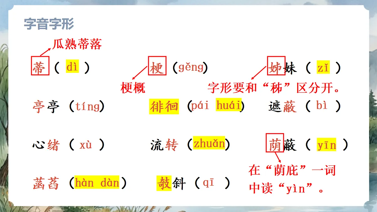 人教部编版语文七上 第7课 散文诗二首《荷叶·母亲》课件第8页
