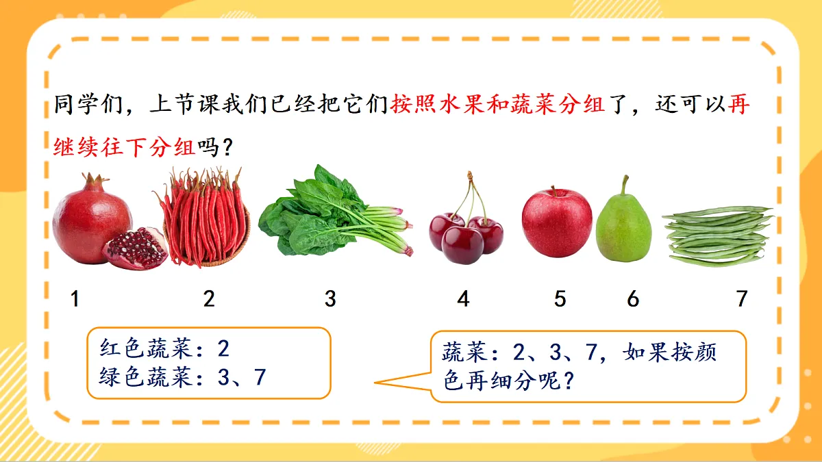 (新教材)人教版数学二上1.3《按多标准逐层分类》课件第5页