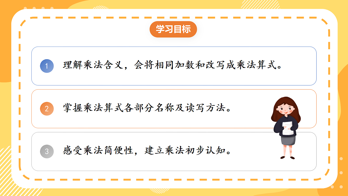 (新教材)人教版数学二上2.1《乘法的初步认识》课件第2页