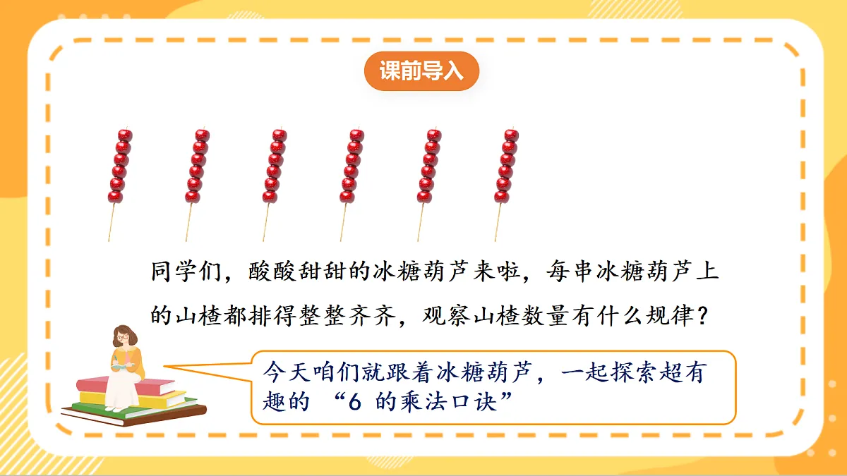 (新教材)人教版数学二上2.6《6的乘法口诀》课件第4页