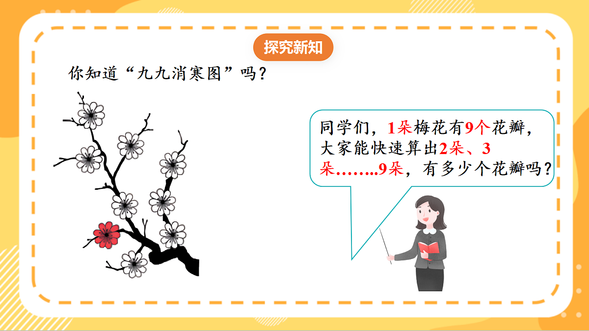 (新教材)人教版数学二上5.3《9的乘法口诀》课件第6页