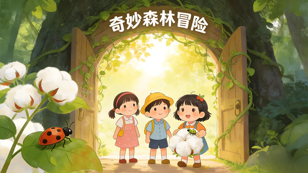 一下 八单元 18.《棉花姑娘》第1页