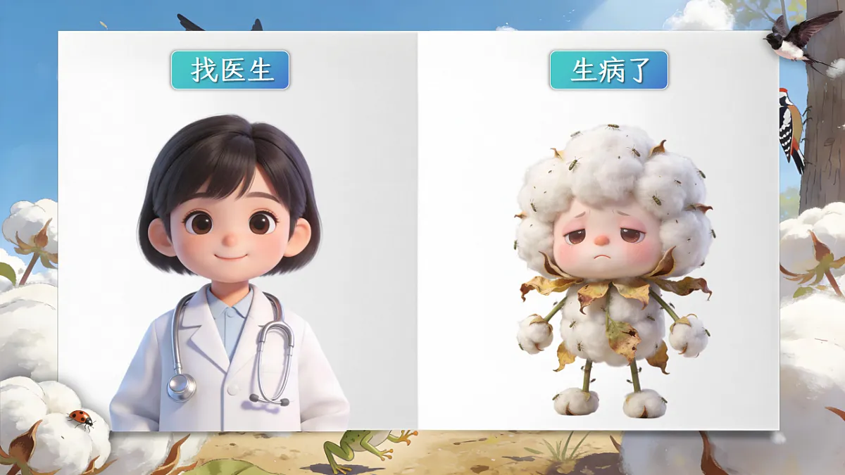 一下 八单元 18.《棉花姑娘》第7页