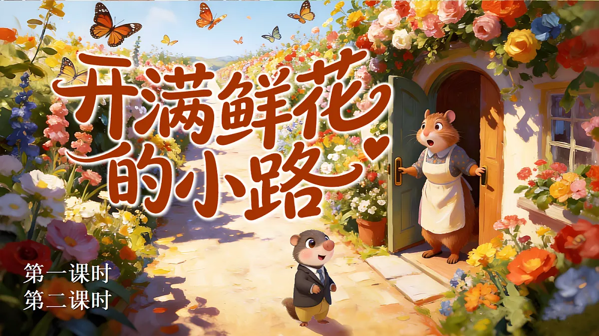 二下 第一单元《开满鲜花的小路》第3页