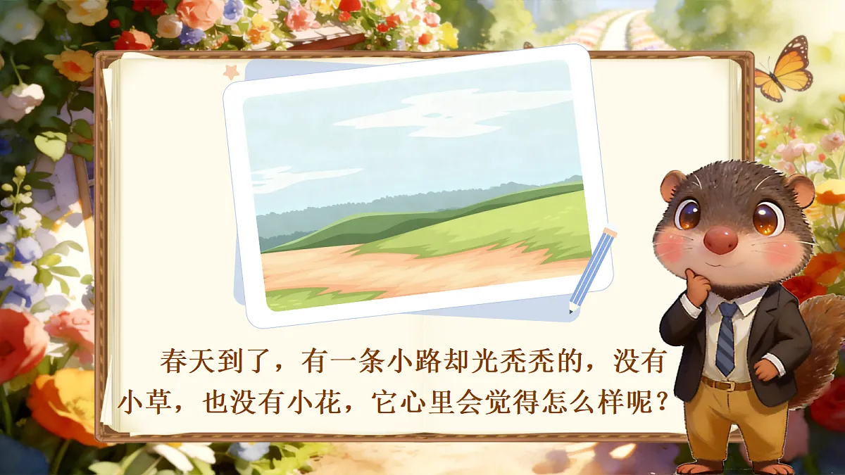 二下 第一单元《开满鲜花的小路》第4页