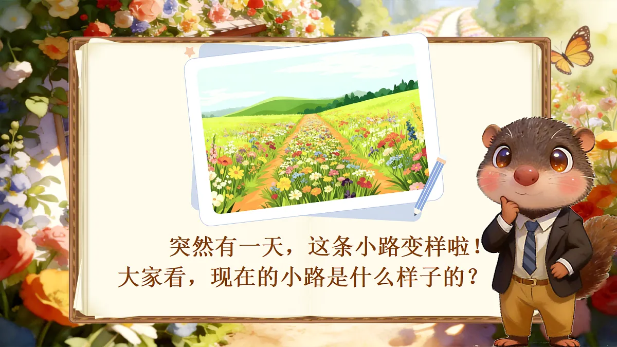 二下 第一单元《开满鲜花的小路》第5页