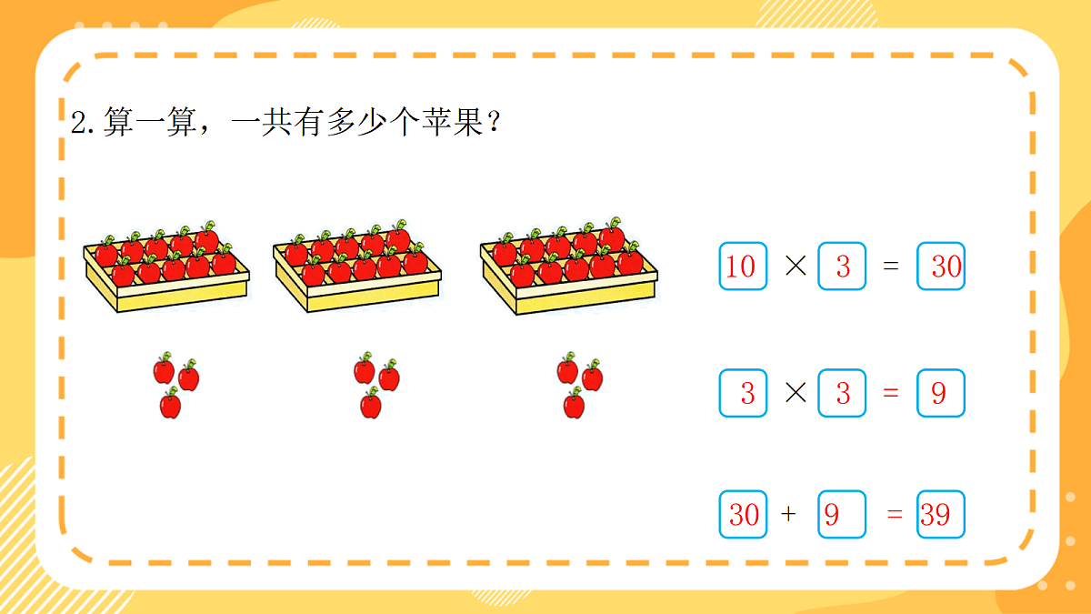 (新教材)西师大版数学三上1.4《两位数乘一位数(不进位)》(课件)第4页