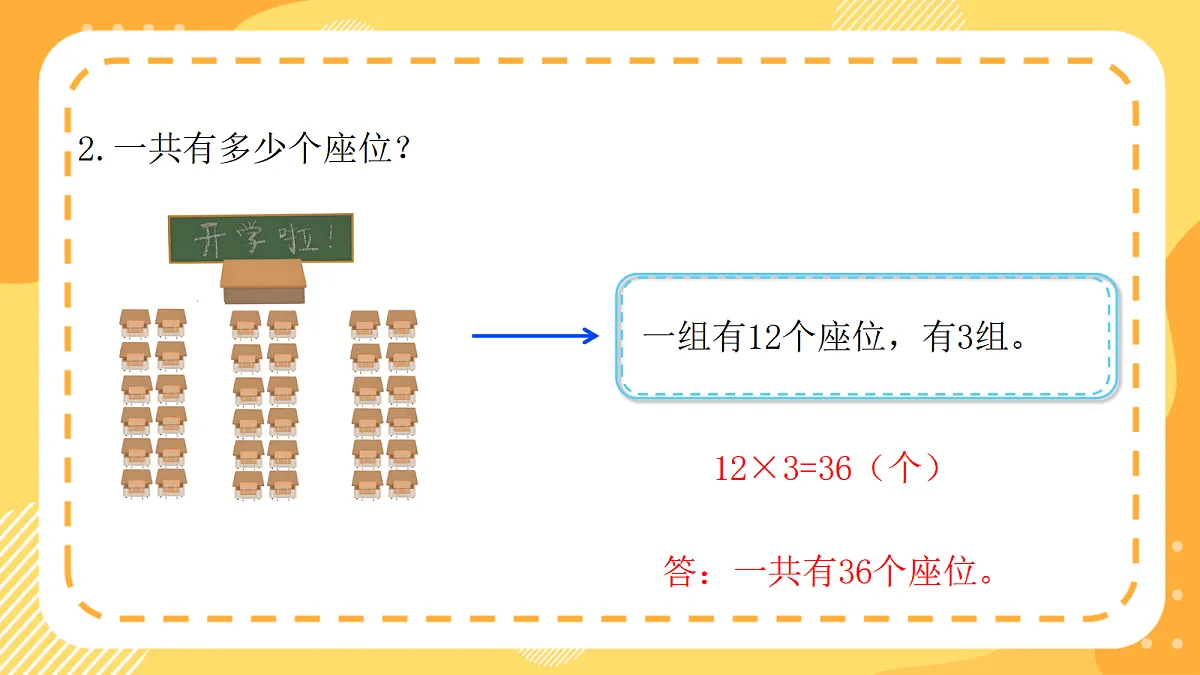 (新教材)西师大版数学三上1.9《乘加混合运算解决实际问题》(课件)第4页