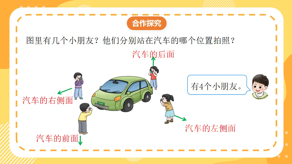 (新教材)西师大版数学三上2.1《从不同方向观察物体》(课件)第7页