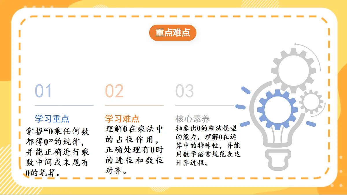 (新教材)人教版数学三上 4.5《 有关0的乘法》课件第3页