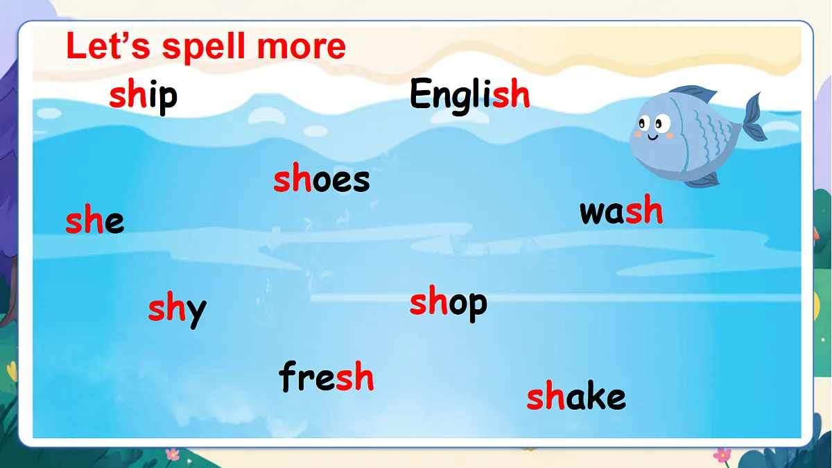 (新教材)人教版PEP英语四上Unit 3 《Places we live in 》 PA Let's spell 课件第5页