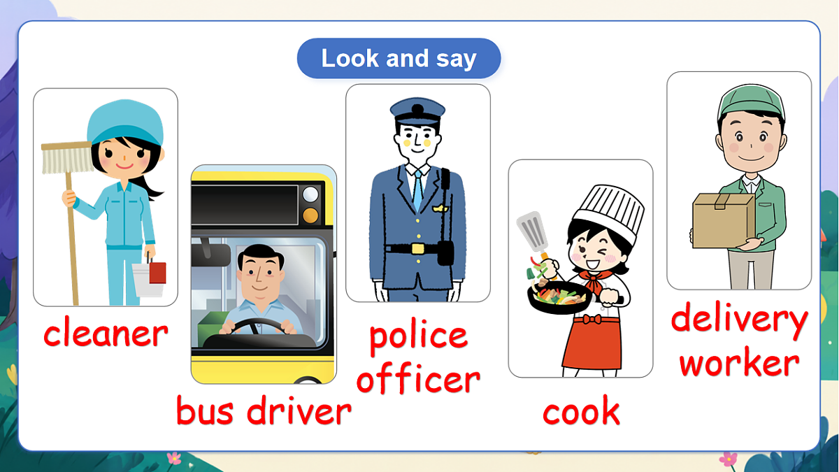 (新教材)人教版PEP英语四上Unit 4《 Helping in the community》PB Let's talk 课件第4页