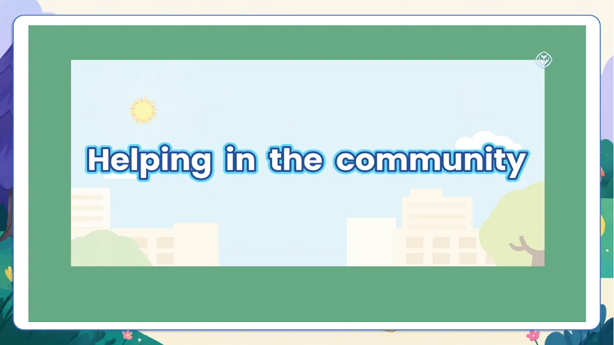 (新教材)人教版PEP英语四上Unit 4《 Helping in the community》PB B Read and write & C Reading time 课件第2页