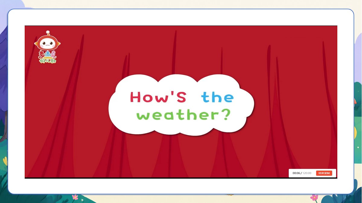 (新教材)人教版PEP英语四上Unit 5 《The weather and us》PB Let's talk 课件第2页