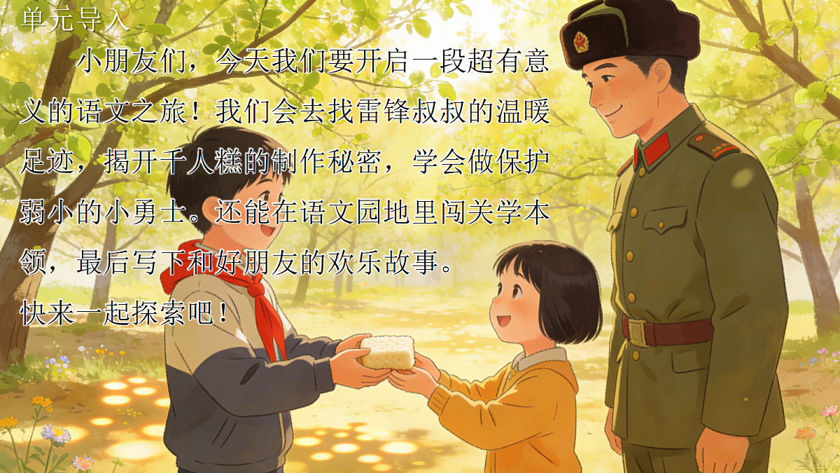 二下第二单元《雷锋叔叔你在哪》第1页
