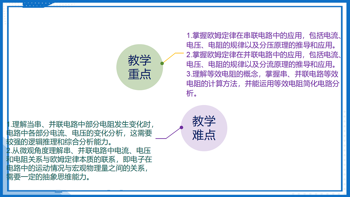 17.4 欧姆定律在串、并联电路中的应用 — 初中物理九年级全一册 同步教学课件(人教版2024)第3页