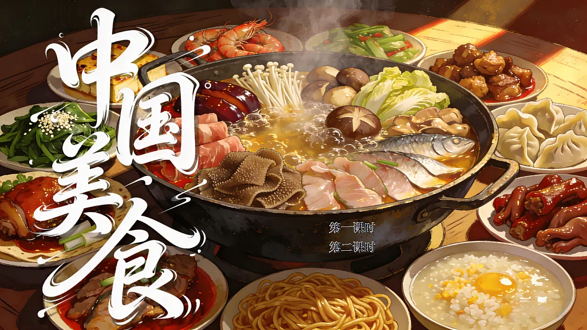 二下 第三单元 ④《中国美食》第1页