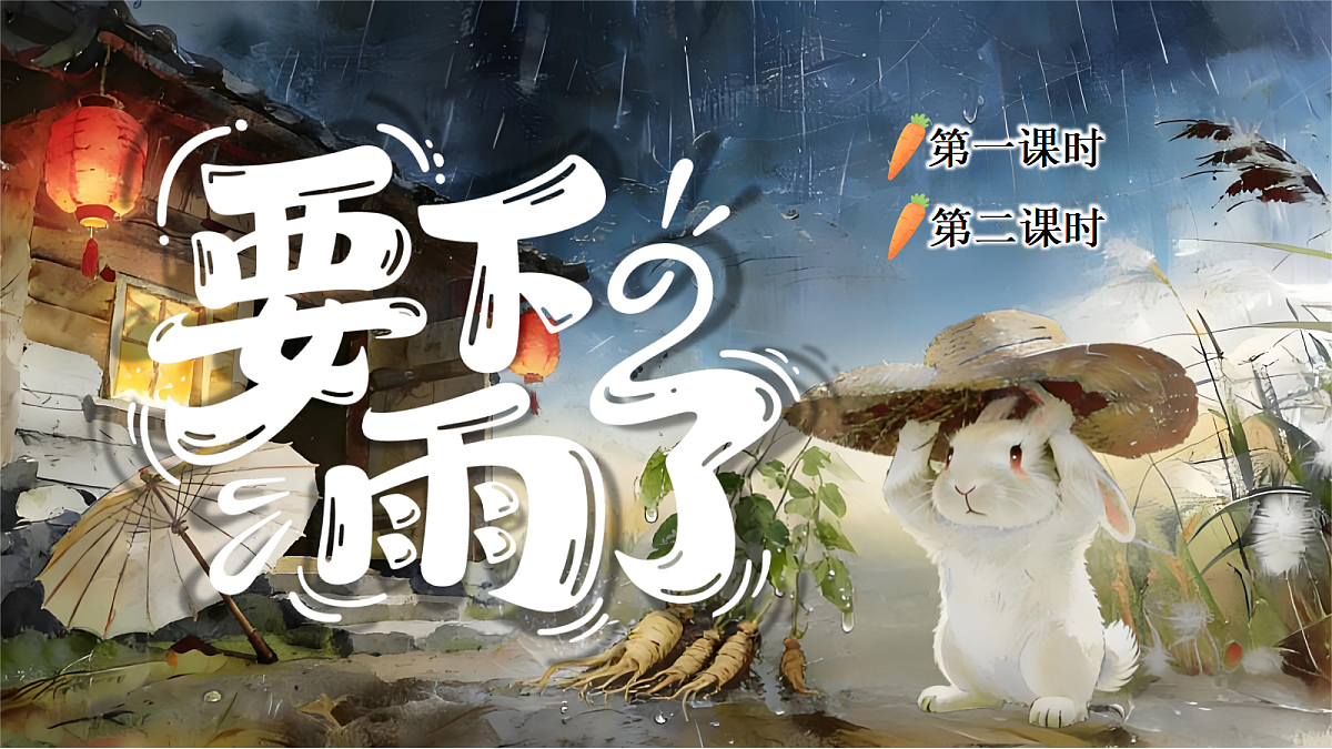 一下 第六单元 《要下雨了》第1页