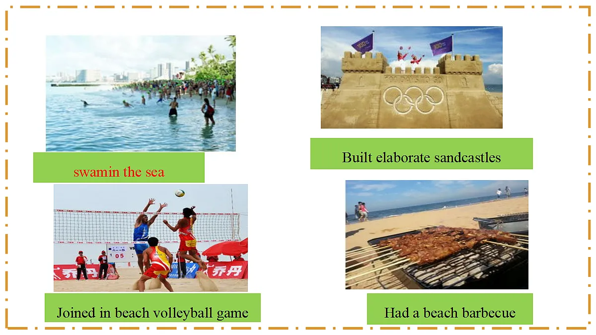 Unit 1 Happy Holiday Section B(Project) - 八年级英语上册 同步教学课件(人教版2024)第7页