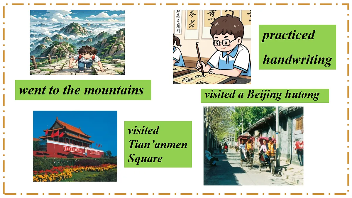 Unit 1 Happy Holiday Section B(Project) - 八年级英语上册 同步教学课件(人教版2024)第8页