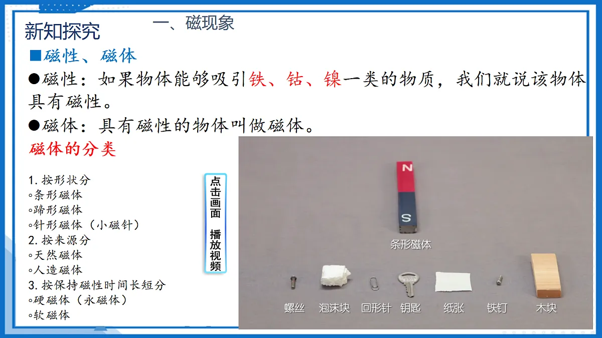 20.1 磁场 磁现象 — 初中物理九年级全一册 同步教学课件(人教版2024)第7页