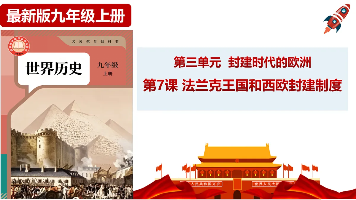 第7课 法兰克王国和西欧封建制度 课件第1页